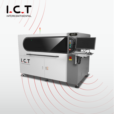 I.C.T-1200 | 1.2 Meter SMT Fully Automatic LED Stencil Printer