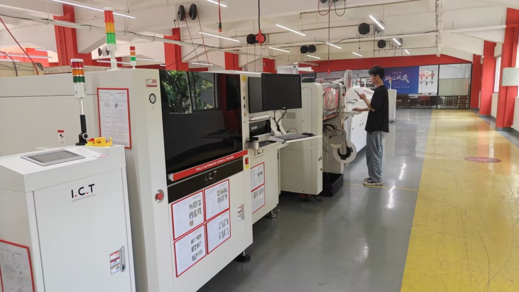 Engineer inspecting equipment functionality at I.C.T headquarters before shipment. Engineer inspecting equipment functionality at I.C.T headquarters before shipment.