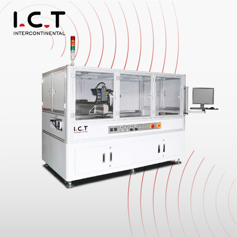 I.C.T Automatic Epoxy Resin AB Glue Doming Machine Dispensing Machine for SMT Field