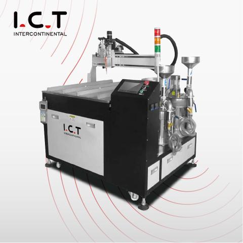 I.C.T | Semi automatic two component resin Glue epoxy dispensing potting machine
