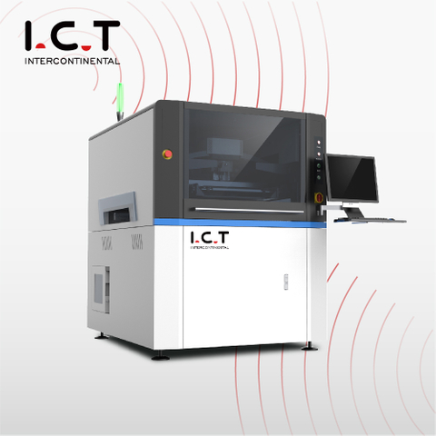 I.C.T | i.c.t-4034 ully automatic SMT PCB printing machine support frameless stencil