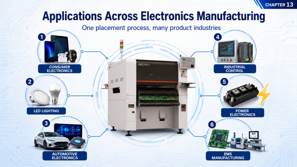 Application across electronics manufactturing Application across electronics manufactturing