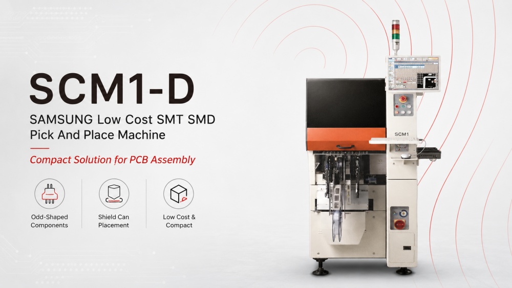 SCM1-D SAMSUNG Low Cost SMT SMD Pick And Place Machine SCM1-D SAMSUNG Low Cost SMT SMD Pick And Place Machine