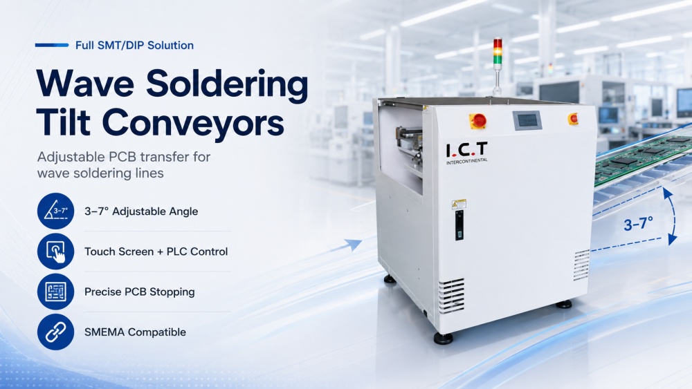 Wave Soldering Tilt Conveyor Wave Soldering Tilt Conveyor