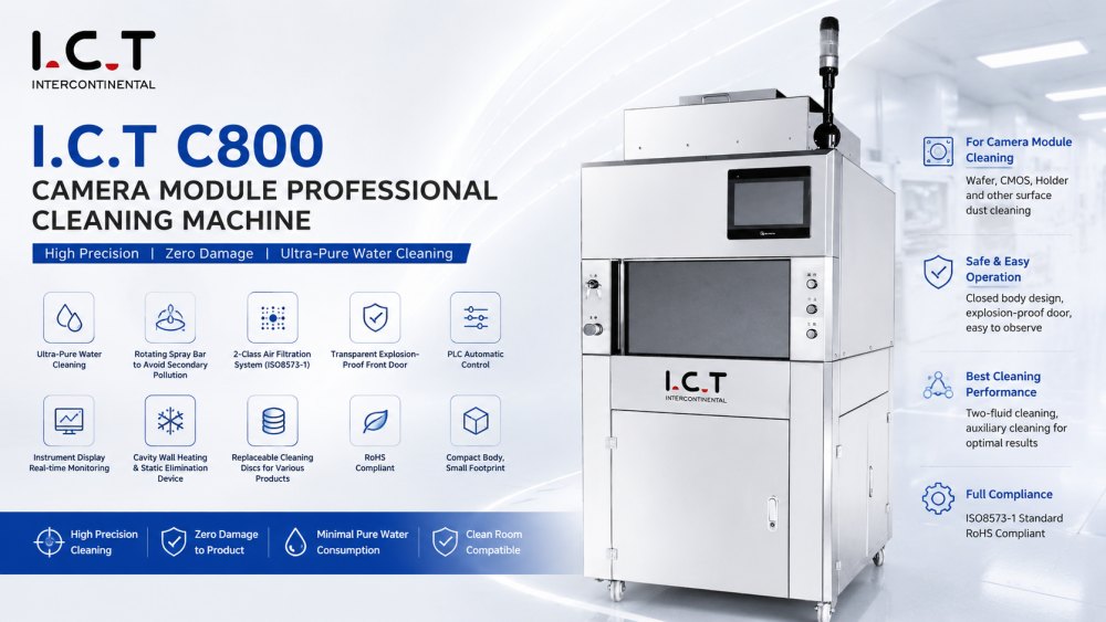 Camera Module Cleaning Machine I.C.T-C800 Camera Module Cleaning Machine I.C.T-C800
