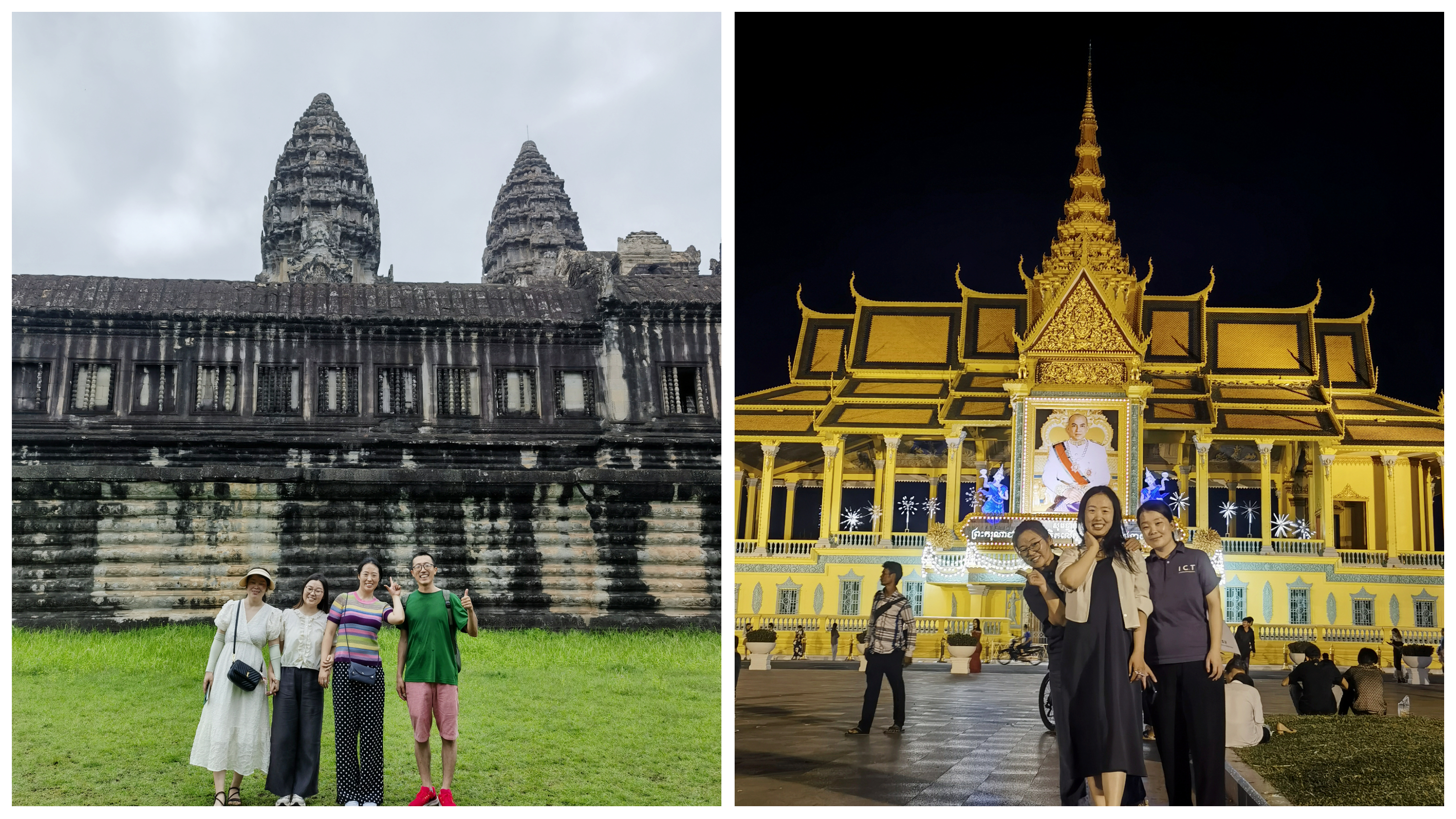 The Grand Palace of Cambodia and Angkor Wat
