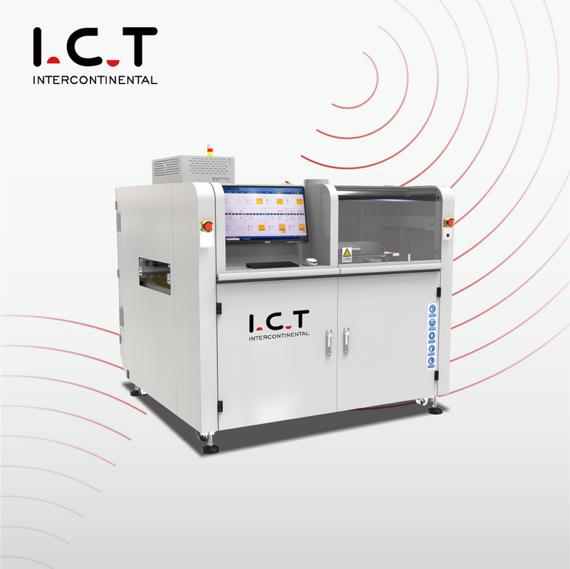 I.C.T | On-line Selective Wave Soldering Machine THT Process I.C.T-SS350