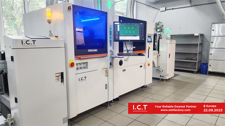 I.C.T full PCBA coating line machine for Automotive Electronics