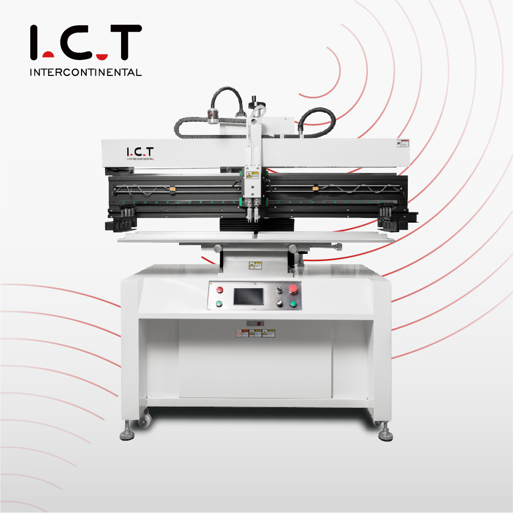 I.C.T | LED SMT Semi-automatic Solder Paste Stencil Printer
