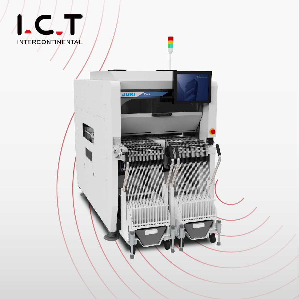 I.C.T | JUKI SMT Pick LED and Place Chip Mounter for Bar Phones with Reflow Oven