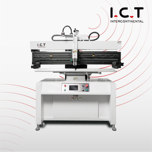 High Speed Semi-auto SMT LED Solder Paste Printer Machine P12 | I.C.T