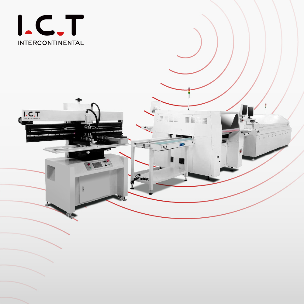 I.C.T | Cost-effective SMT PCB Assembly Production Line with High Speed