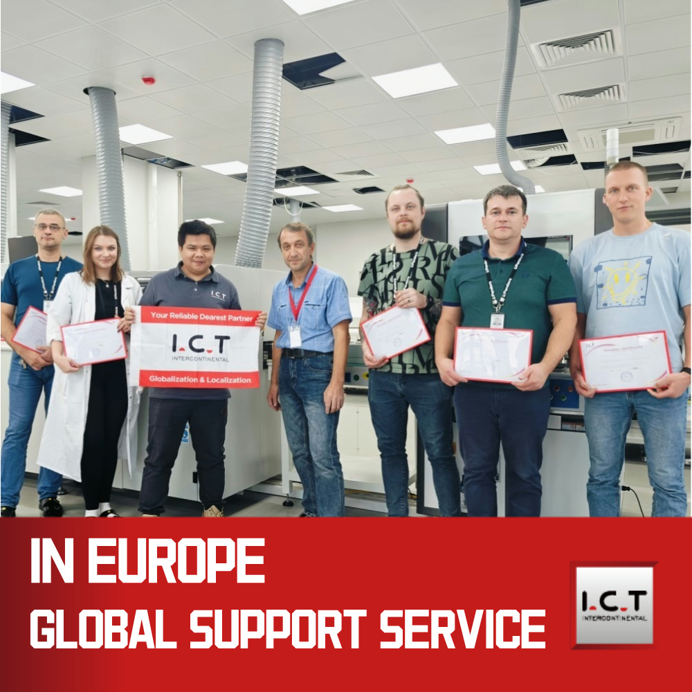 I.C.T | Fully Automatic Wave Soldering Machine Input conveyor