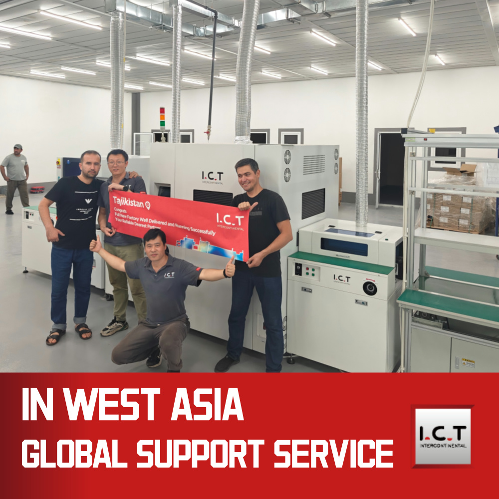 I.C.T | SMT Coating Spraying Gluing Machine for PCB LED