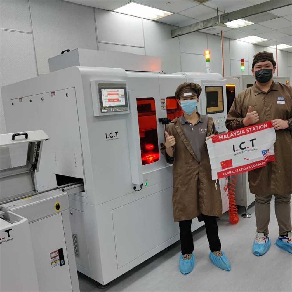 I.C.T | Automatic Substrate Singulation System PCB Laser Cutting Machine