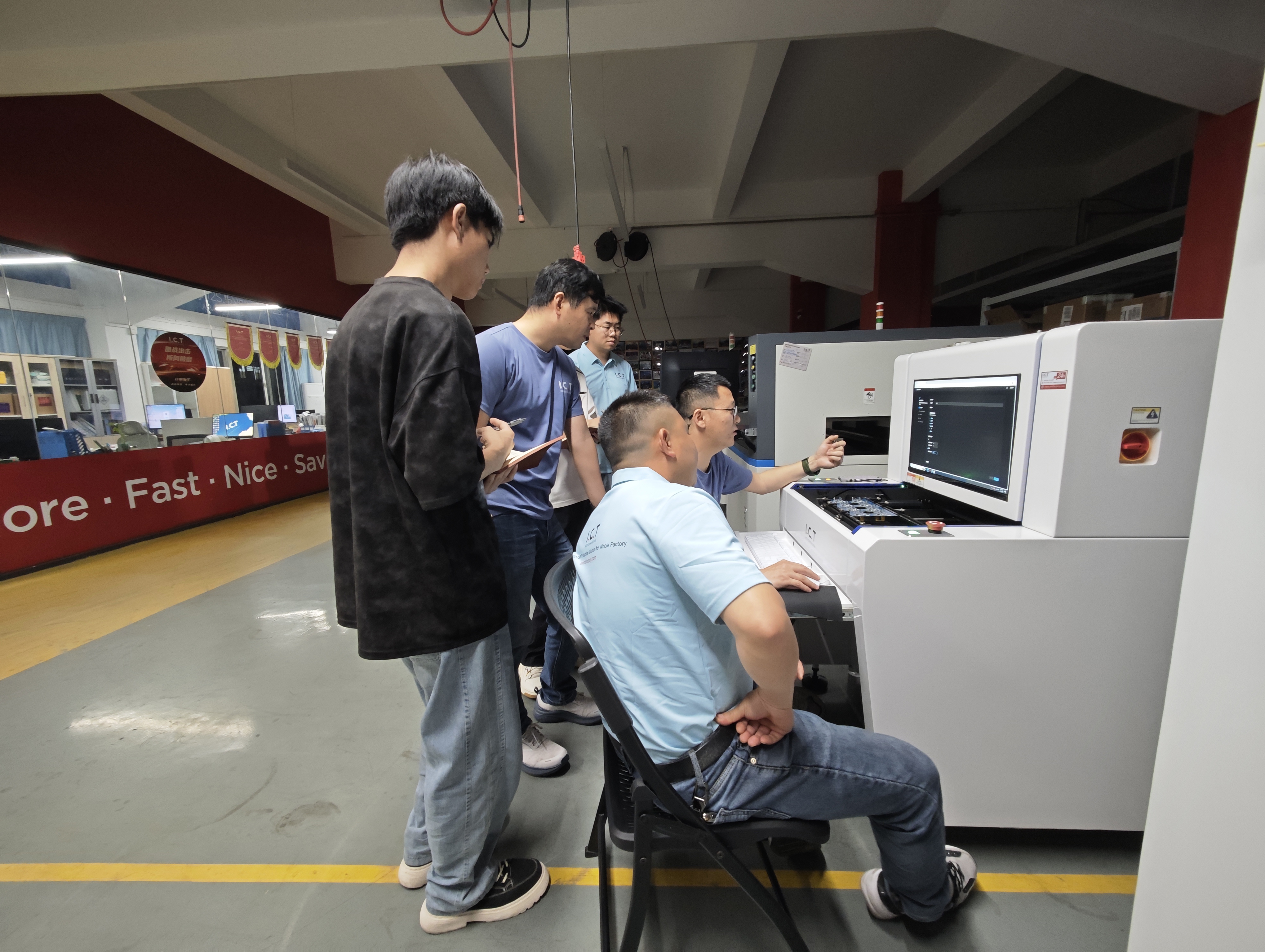 Offline AOI Training on the I.C.T-V8 System