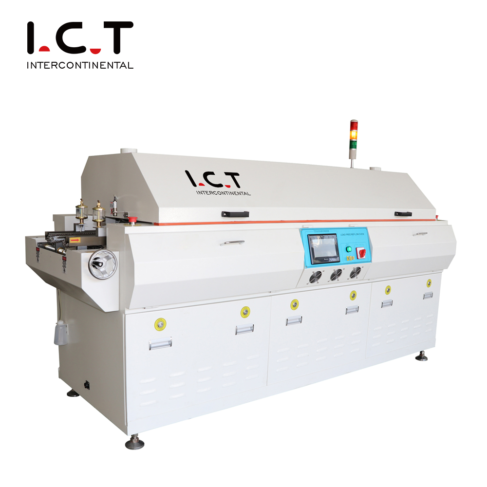 I.C.T-T8 | Hot Air 8 Trays Electric Reflow Convection Oven with High Quality