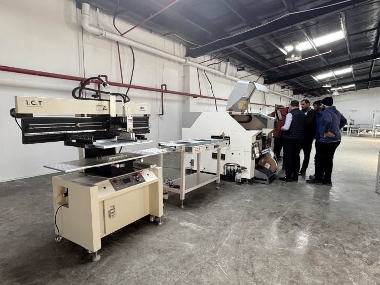 Semi-auto smt production line