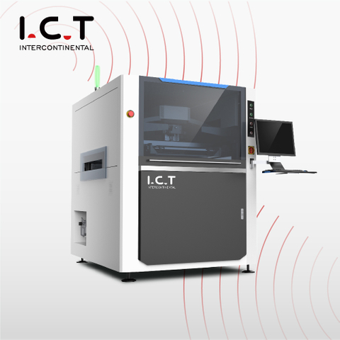 I.C.T-5151 | Solder Paste PCB SMT Machine Screen Printer Fully Automatic For LED