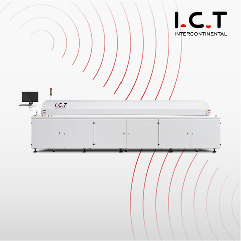 Led Special Vacuum 600MM Desk Type And Conveyor Manual SMT Reflow Oven
