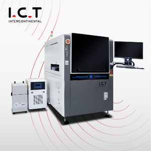 I.C.T | PCB Laser Making Machine in SMT Line with Auto Focus 
