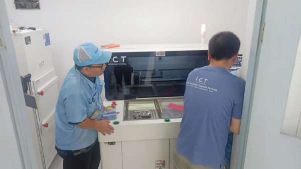 I.C.T Technical Support for PCBA Router Machine To EMS in Indonesia.