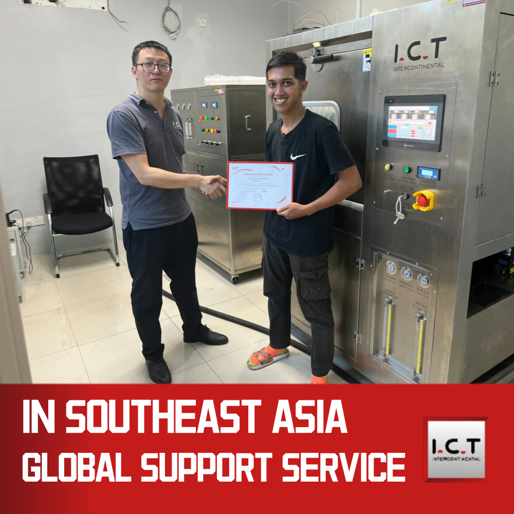 I.C.T High Stability PCB Board Cleaning Spray Machine SMT Cleaner Prices With Competitive Price