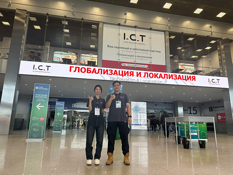 I.C.T Team at ExpoElectronica in Russia