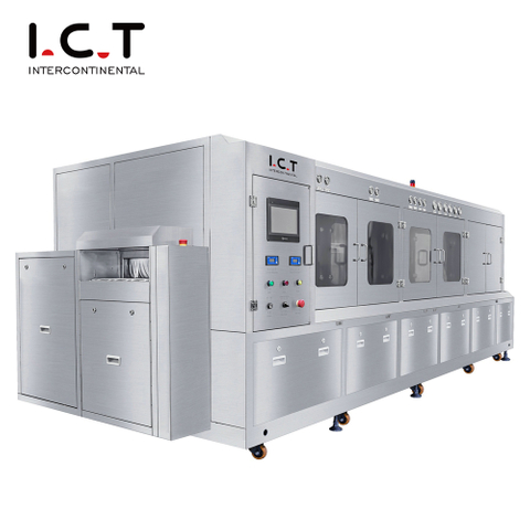 I.C.T-6300 | SMT Automatic PCBA On-line Cleaning Machine 