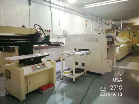 I.C.T-P6丨Semi-auto SMD Solder Paste Printing Machine SMT Printer