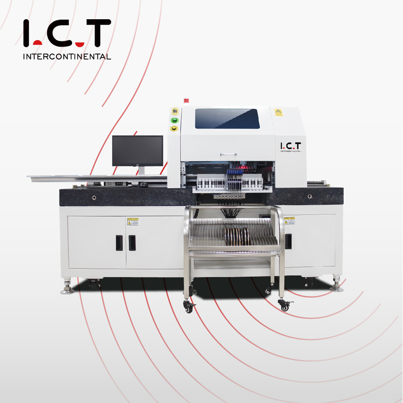 I.C.T | ETA SMD Pick and Place Machine Vision DIP Capacitor SMT Vacuum PCB Assembly Machinery
