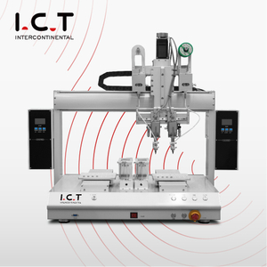 I.C.T | Toy PCB cartesian Automatic led spot soldering robot Machine Battery