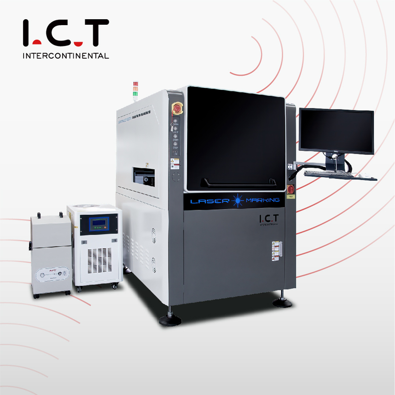 I.C.T | 20w 3d Fiber laser printer marking machine 30w