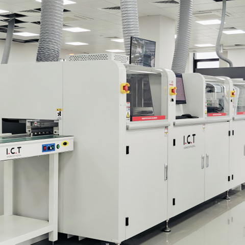 I.C.T | Desktop Selective THT Offline Wave Soldering Machine PCB