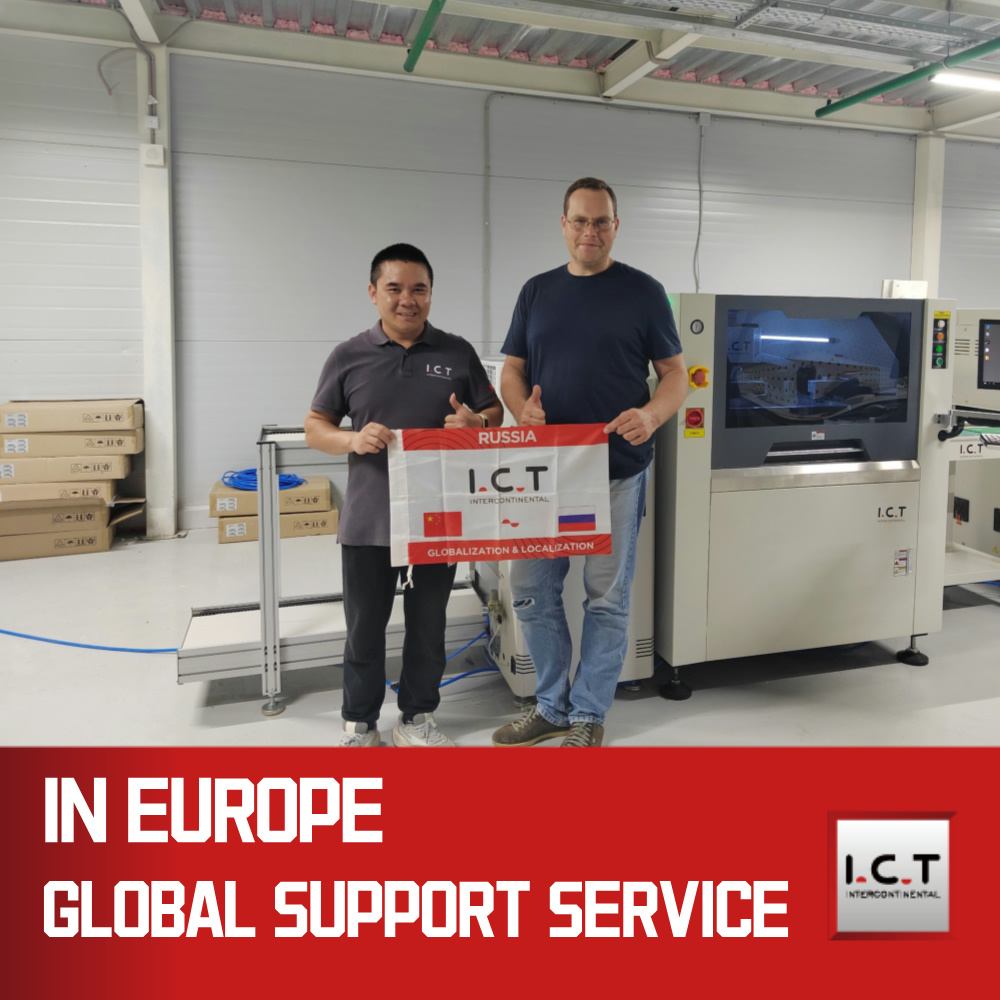 Full-auto SMT PCB Screen Stencil Printer Machine Automatic Model I.C.T-5151 