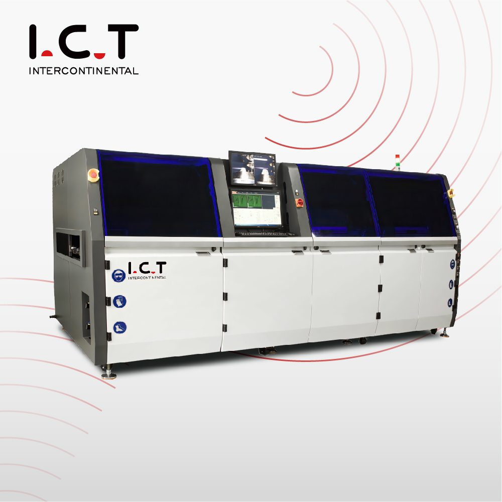 I.C.T | High Efficiency Lead Free Digital Dual Selctive Wave Soldering Machine System