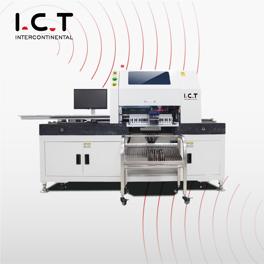 I.C.T | PCB Assembly SMT Pick and SMD Place Machine Big Component Placement