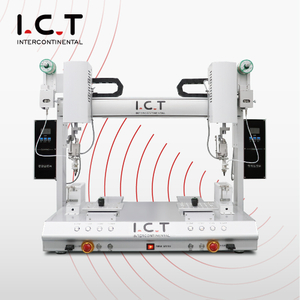 I.C.T-SR250DD | Automatic Cheap Pcb Soldering Robot Machine