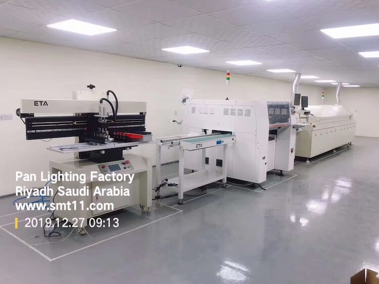 led non-standard automatic assembly line smt ai