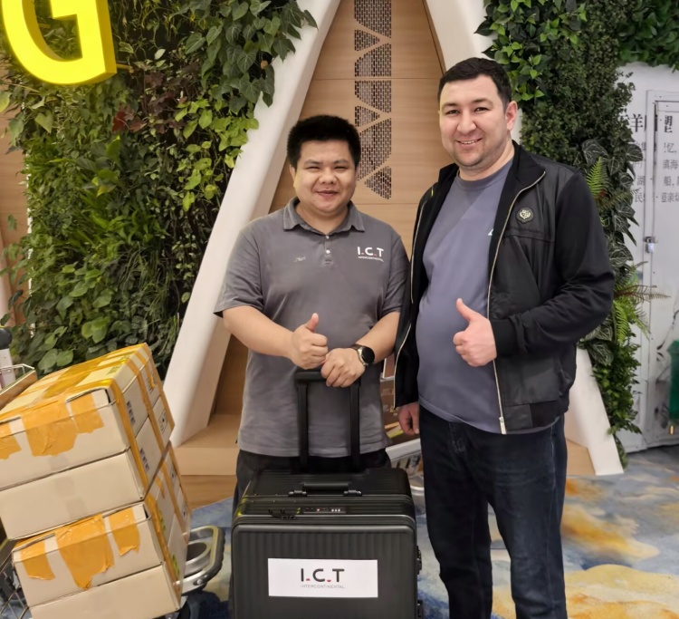 I.C.T Engineer Arrives in Uzbekistan for SMT production Line Installation