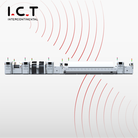 I.C.T | Shenzhen complete Juki line of LED SMT Production machines