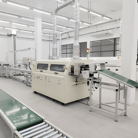 I.C.T | Dip Soldering Machine for Heat Exchanger PCB Wave Soldering THT Machine