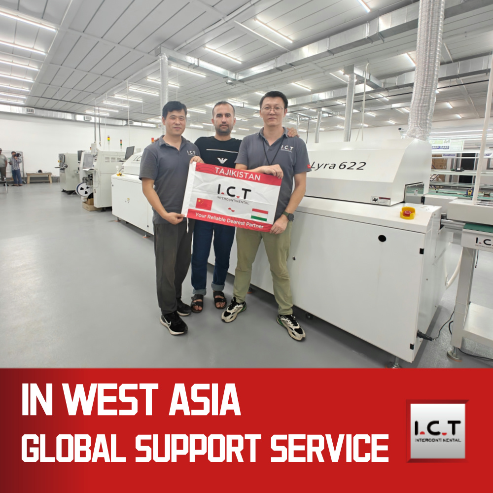 I.C.T | SMT Reflow SOldering Oven Price with 8 Heat Zones