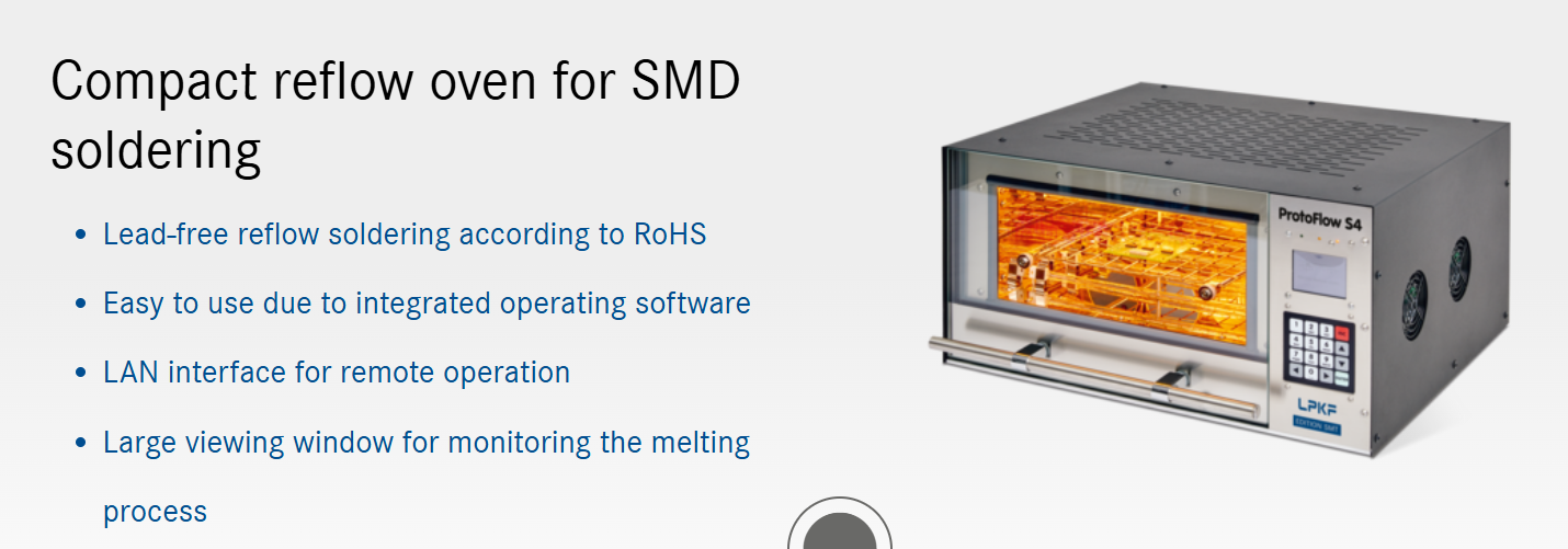 LPKF ProtoFlow S Reflow Soldering Machine