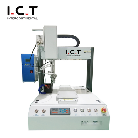I.C.T | 3 axis Automatic PCB Soldering paste Machine robot