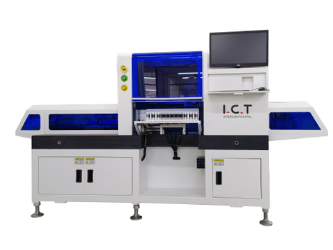I.C.T | Flip Chip SMT Pick and Place Mounting Machine with Vision 64 Feeders Automatic