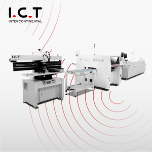 I.C.T | Fast Flexible Semi-auto SMD PCBA Production Line
