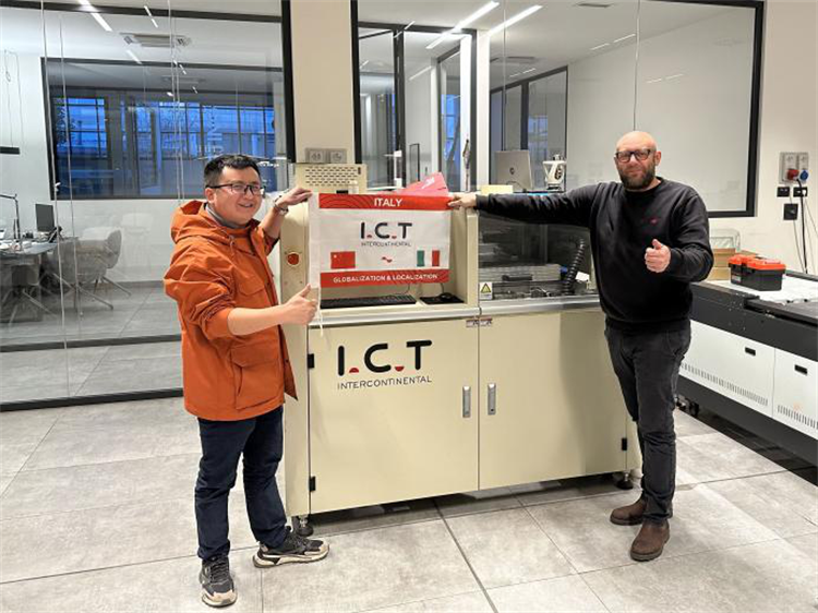 23.11 I.C.T on-line selective wave soldering machine in Europe
