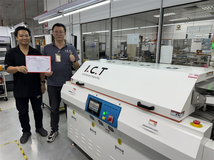 customized T4 Reflow Oven with a conveyor width of 400mm (2)