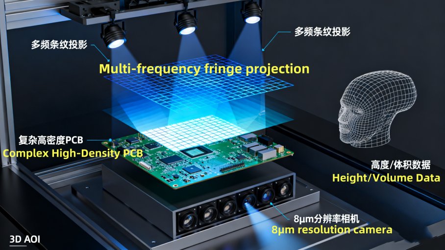 Schematic Diagram of 3D Structured Light Imaging